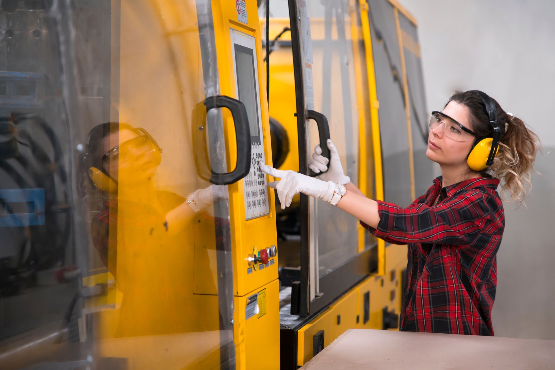 young mechanical engineer